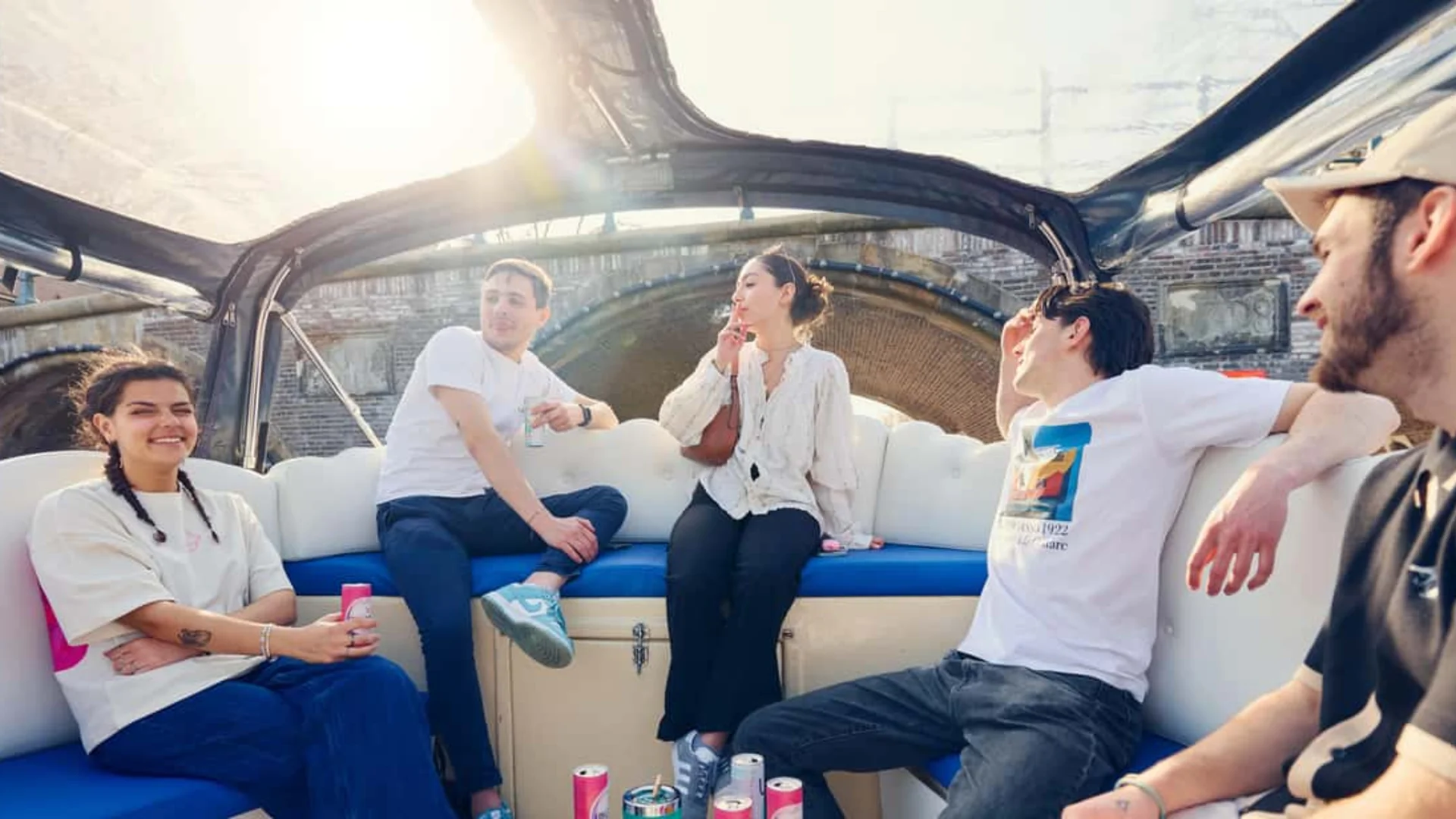 Amsterdam cannabis boat tour cruising historic canals